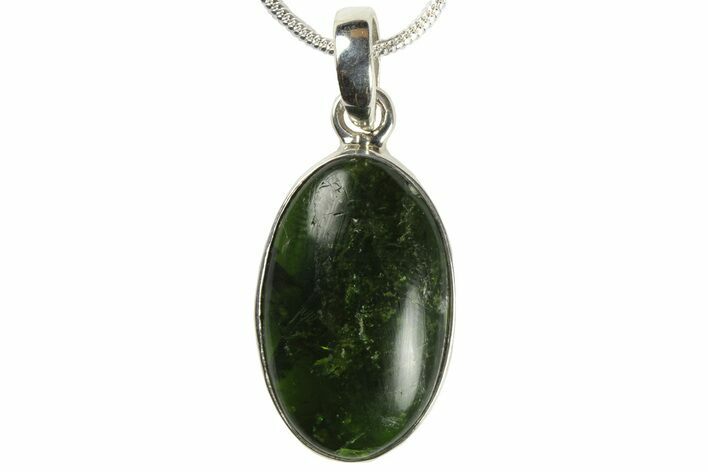 Chrome Diopside Pendant (Necklace) - Sterling Silver #228446